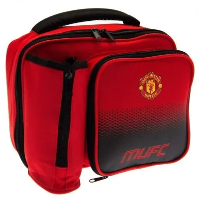 Manchester United FC Official Football Fade Design Lunch Bag BS535 • £19.79