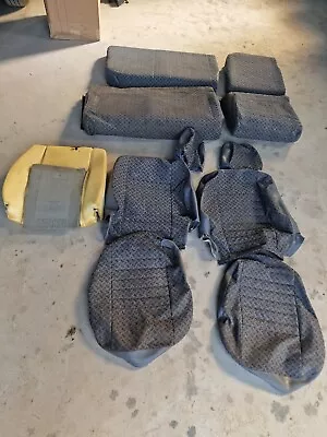 Land Rover Defender Td5 110 County Techno Cloth Front Rear Seats Covers Foams • £200