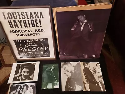 ELVIS PRESLEY VINTAGE  1956  HAYRIDE CONCERT SIGN    1950s • $199