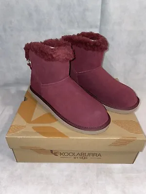 Koolaburra By UGG Jordina Mini Boots Size 9 M Zinfandel • $69.95
