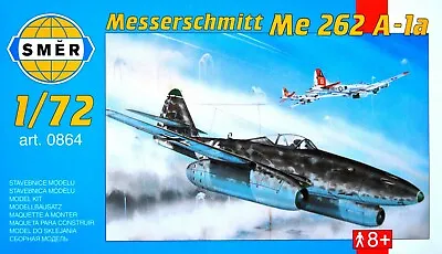 Messerschmitt Me 262 A-1a (1/72 Model Kit Smer 0864) • $10.95
