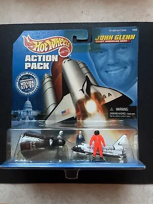 Vintage Hot Wheels John Glenn Action Pack Mercury Capsule & Space Shuttle NIP • $9.50