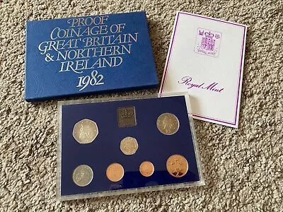 1982 Proof Set The Royal Mint Coinage Of Great Britain & Northern Ireland Coins • £12.99
