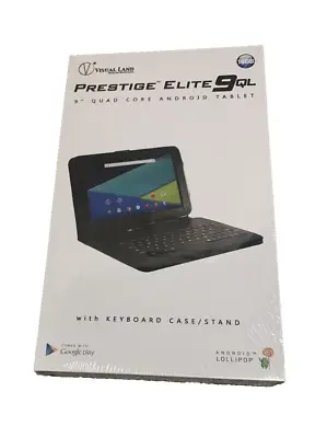 New Visual Land Prestige Elite 9QL Tablet 16GB Keyboard Case ME-9QL Black Device • $33.50