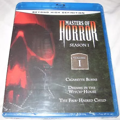 Masters Of Horror Season 1 Volume 1 Blu-ray Disc NEW SEALED OOP USA Vol. One • $12.50