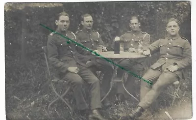 A Group Of Lancashire Fusiliers Drinking A Bottle Of Wine. • £7