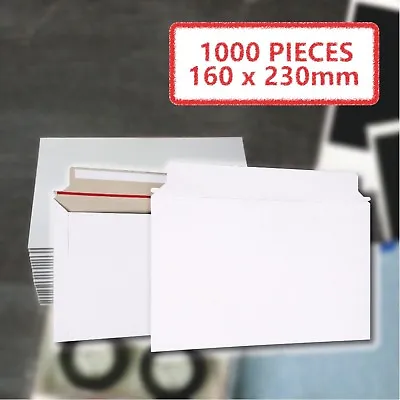 1000x 300gsm 01 160 X 230mm C5 CD Semi Rigid Business Envelope Hard Tough Mailer • $208.95