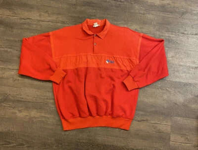 $33.60 • Buy VTG Vail Colorado Ski Men's Sweatshirt Size XL Embroidered Ben Ho Red