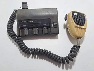 Vintage Motorola Mitrek Control Head W/mic Vhf Uhf Low Band Used Qnty Available! • $29.95