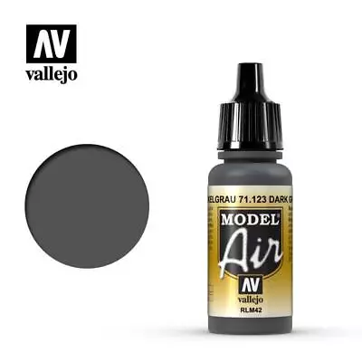 Vallejo 71123 Model Air Dark Gray RLM42 Acrylic Paint 17ml - US • $3.50