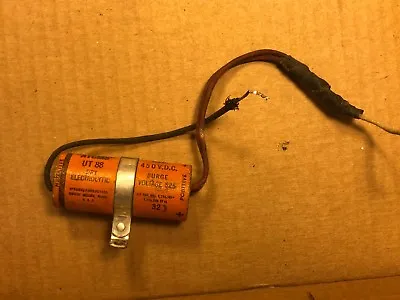 Vintage Sprague Atom Paper Capacitor 8 + 8 Uf 450v Axial Tube Amp Cap UT-88 • $30