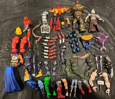 Marvel Legends Lot Of 60+ Build A Figure Parts BAF Giant Man Iron Monger Venom • $250