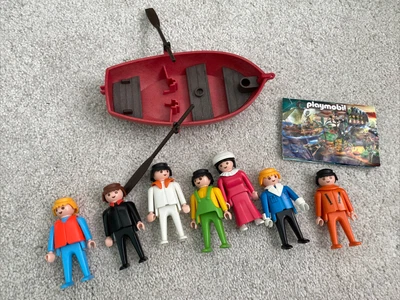 £8 • Buy Playmobil Boat And 7 Figure Bundle Mainly 1974