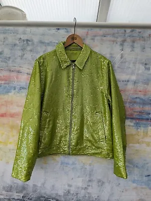 Men's Sequin Jacket Blazer ASOS Green Size Medium  • £26