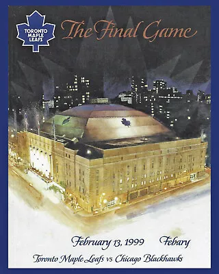 Maple Leaf Gardens - Final Game (Feb. 13 1999) Wall Art Poster -  8x10 Photo  • $6.99