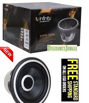 Infinity Kappa 1000W 10  Car Audio Subwoofer 1800 Watt MAX Selectable Impedance • $88.95