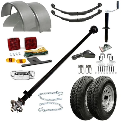 $1089.99 • Buy TK Trailer Kit - Master Plan 1110 - 6'x10 Single Axle 3.5K Utility Trailer (Orig