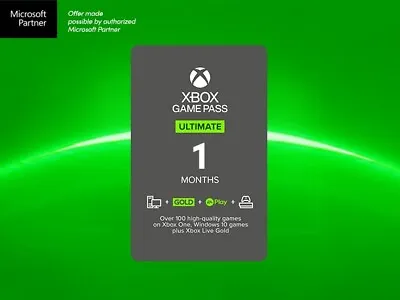 Microsoft Xbox Game Pass Ultimate 1 Month Code Via Email (New Users) • $10