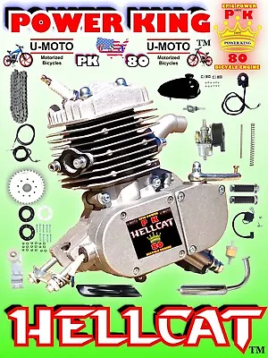 66cc/80cc 2-STROKE MOTORIZED BIKE KIT MONSTER POWER FOR MOTORIZED BICYCLE ENGINE • $129.99