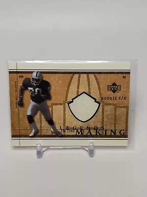 2001 Upper Deck Rookie F/X - JERRY RICE HOF - Game Used Jersey - OAKLAND RAIDERS • $12