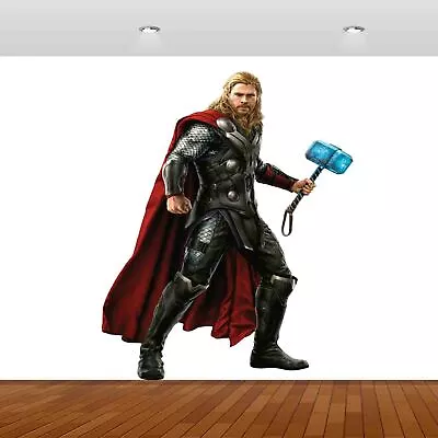 £13.99 • Buy Super Hero Thor Marvel Avengers 3d Wall Sticker Removable Children Bedroom Z738