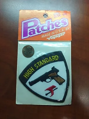 Vintage High Standard Firearms Voyager Patch Embroidered Hunting Pistol Guns NEW • $5.95