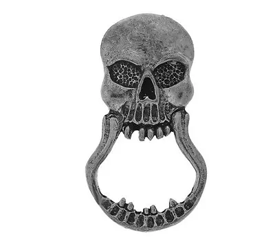 BIKER SKULL SUNGLASS EYEGLASS HOLDER PEWTER  VEST JACKET PIN PINS Harley  USA  • $13.92