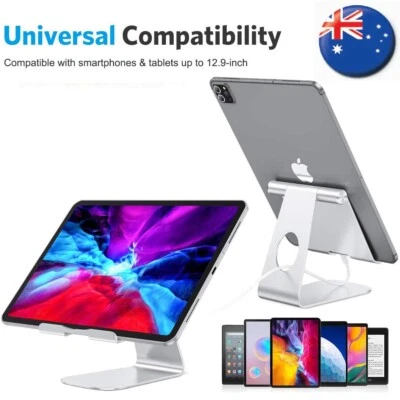 $25.99 • Buy Fit IPad Air/ Mini IPhone Universal Aluminium Stand Holder Tablet Read Mount 