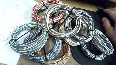 29 Ft Coilpair Western Electric 24ga CLOTH SILKENAMEL 1930-40s....UNTINNED • $57.95