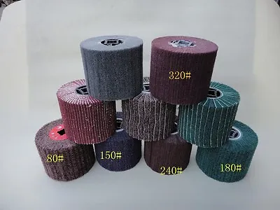 6 Pieces Non-woven Abrasive Burnisher Wheel Grit 240 Grit 400 Fits Metabo Roxx • $139.99