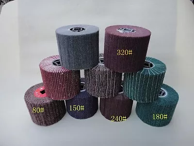 8 Pieces FLEECE (Non-woven) Burnishing Wheel For Burnishing Tools Fein Metabo • $186.99