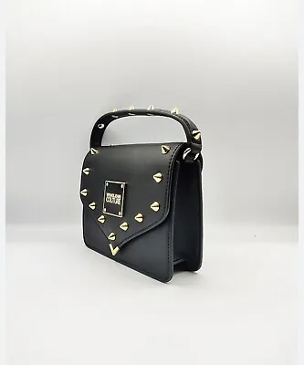 NWT Versace Jeans Couture Studded Revolution Purse Satchel • $169.90