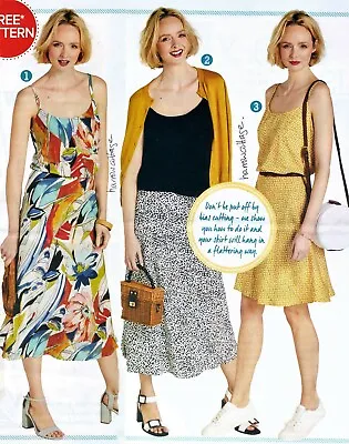 CAMISOLE SKIRT Simple Summer Separates Prima Sewing Pattern 10 12 14 16 18 20 • £2.99