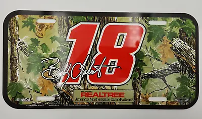 Bobby Labonte License Plate NASCAR #18 WinCraft Realtree Camo Pattern • $9.98