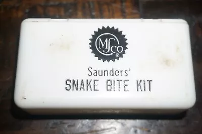 Vintage Saunders Snake Bite Kit With Paperwork • $14.20