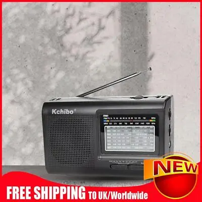 KK-2005 Multiband Radio Receiver Earphone Jack AM/FM/SW Small Walkman For Senior • £22.19