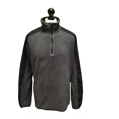£29.99 • Buy The North Face Fleece 1/4 Zip Base Layer Grey Hiking Men's UK L EU 54 E618