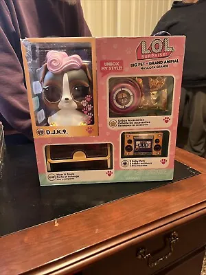 Authentic Lol Surprise L.o.l. Big Pet Grand Animal D.j.k.9 Djk9 Unbox My Style • $30