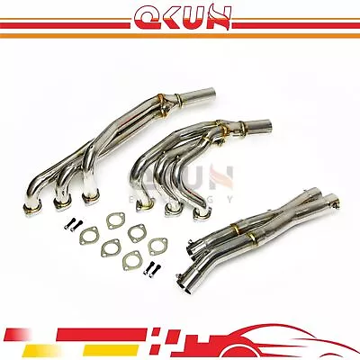 FOR BMW E30 E34 All 6CYL M20 MODELS SS304 LEFT HAND SPORT LONG EXHAUST MANIFOLDS • $365