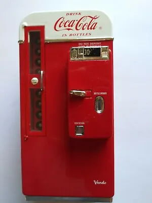 Coca-Cola Metal Vending Machine Coin-operated Sound Music Coke Machine  • £56.57