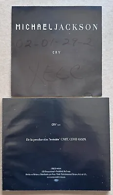 Michael Jackson - Cry Mexico Promo CD Single RARE • $75