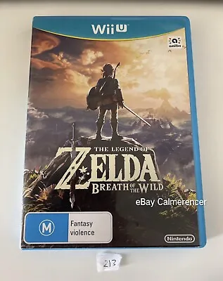 Legend Of Zelda Breath Of The Wild (Nintendo Wii U 2017) • $73