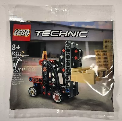 Lego Technic Forklift With Pallet 30655 Brand New Sealed Polybag Set • $5.85