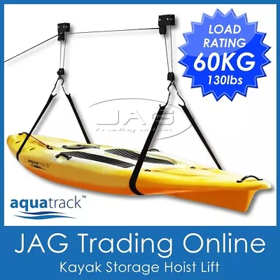 Aquatrack Garage Storage Hoist - Kayak/canoe/sup/surfboard/bicycle/bike Rack • $59.95