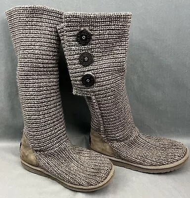 Ugg Australia Classic Cardy  Boots Gray  Women's Size 8  S/N 5819 • $24