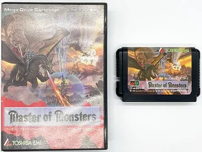 MASTER OF MONSTERS  Complete Box Sega Mega Drive 1901 Md Tested • $28.99