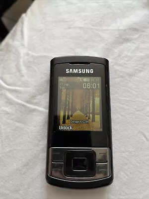 Samsung C3050- Black Mobile Phone • £10