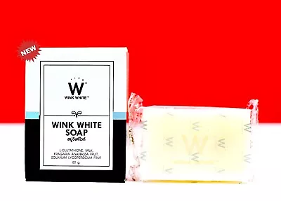 80g GLUTA SOAP WINK WHITE L-GLUTATHIONE FACIAL BODY CLEANSING WHITENING SKIN • $4.29