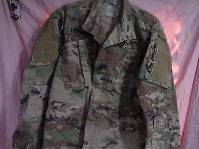 US Military Issue Multicam OCP Camo Army Combat Coat Jacket Small Short 2 • $12.75