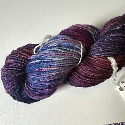 Malabrigo Arroyo DK Yarn (249 Talisman) Purple Red Superwash Merino Wool 335 Yds • $15.60